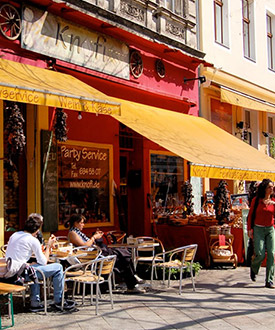 Hofgartenhaus - Lage Bergmannstraße