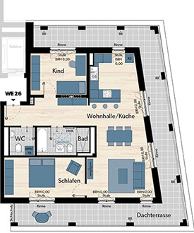 Hofgartenhaus - Grundriss